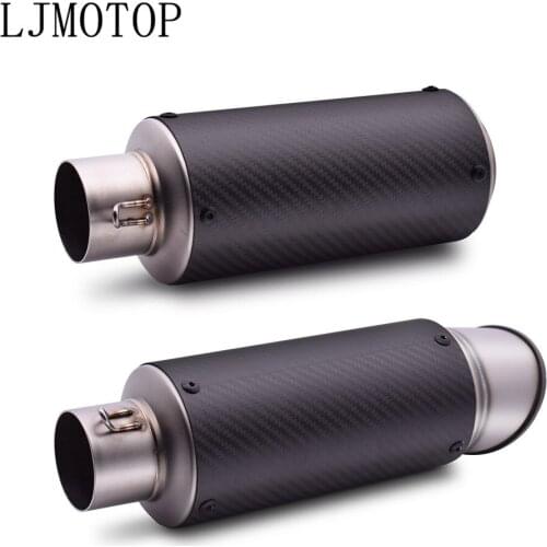 51-60mm Motorcycle pipe exhaust with DB killer Exhaust Pipe Muffler For Yamaha FZ 8 6R XJ6 DIVERSION XSR 700 900 TDM 900 MT125