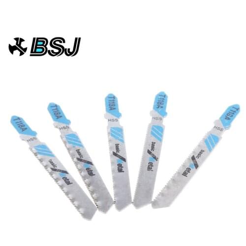 5Pcs/set HSS T118A Jig Saw Blades Wood Metal Fast Cutting Reciprocating Saw Blade