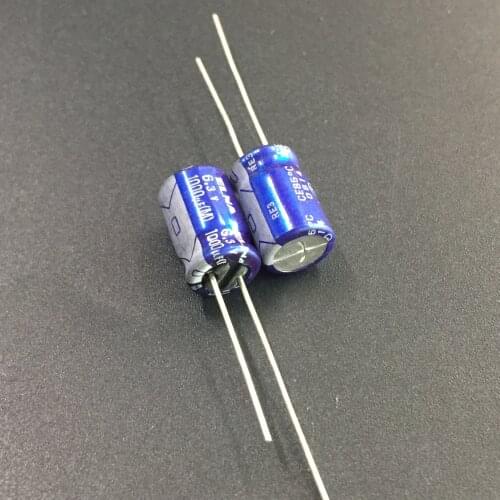 50pcs 1000uF 6.3V Japan ELNA RE3 Series 8x11.5mm 6.3V1000uF Audio capacitor