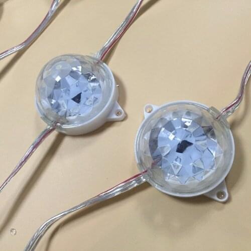56mm diameter WS2811 led pixel module,1.44W,6pcs leds inside,DC12V input;IP68;diamond cover;epoxy resin filled