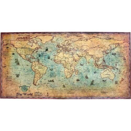 5D DIY Diamond painting the World Map Nautical Ocean Sea maps Graffiti Art Abstract diamond full picture rhinestone home decorat