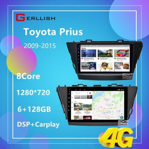 Android radio for toyota prius 2009-2015 Car Radio Multimedia Video Player Navigation GPS no 2din 2 din dvd