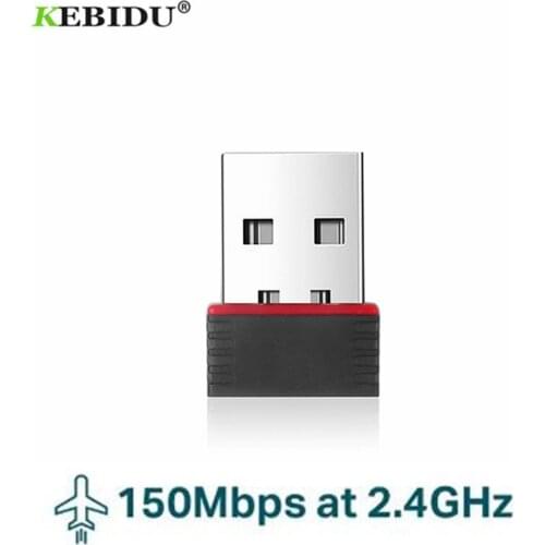 KEBIDU 150Mbps Mini USB Wireless wifi Adapter Wi fi Network LAN Card 802.11b/g/n RTL8188 Adaptor Network card for PC Desktop
