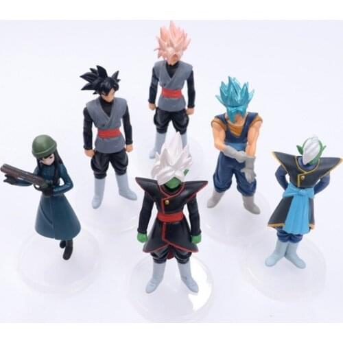 15cm Dragon Ball Saiyan Action Figure Boxed Decoration Toy Figurine Model Decoration Childrens Gift Collectible 6pcs Set Unisex