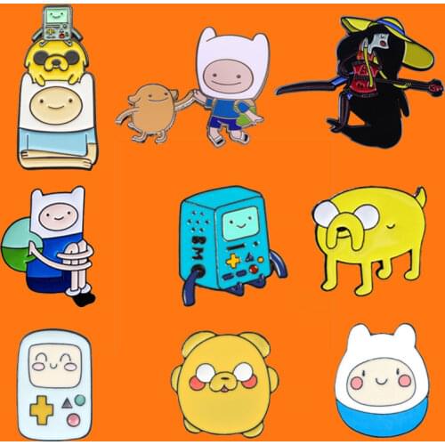 Funny Animation Enamel Pins Cute Game Machine Metal Cartoon Brooch Hat Bag Collar Lapel Badges Men Women Fashion Jewelry Gifts