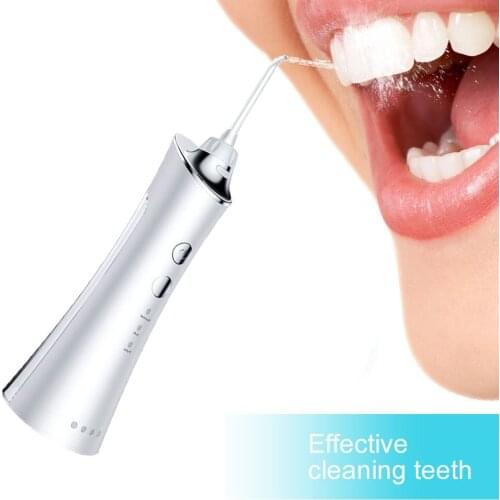 Dental Oral Irrigator USB Portable Water Flosser For Teeth Irrigators Water Teeth Mouth Clean Oral Jet Nasal Cleaner