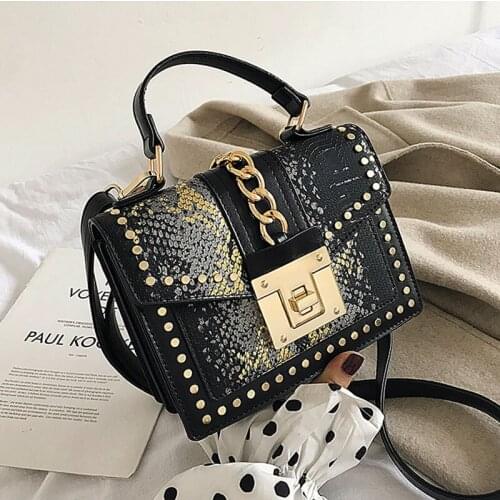 Fashion Chain Bag Alligator Bags Female Flap Purse Women Bags Casual Designer Shoulder Bag pu Leather Bag Crossbody Bags