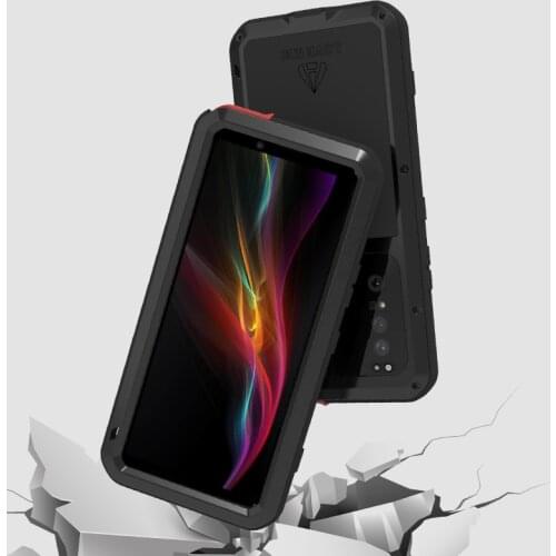Powerful 360 Heavy Duty Phone Case for Sony Xperia 1 II 1ii 5G Shock Dirt Proof Water Resistant Metal Armor Cover Phone Case