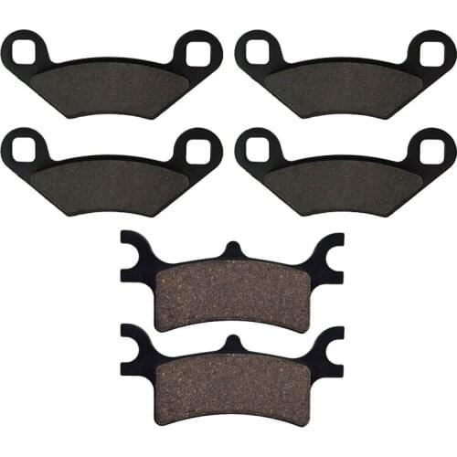 Motorcycle Front and Rear Brake Pads for POLARIS 500 Sportsman 500 HO / EFI 2003 2004 2005 2006 2007 2008