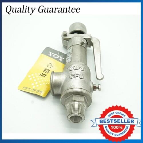 DN50 Big Stainless Steel Spring External Thread Safety Valve