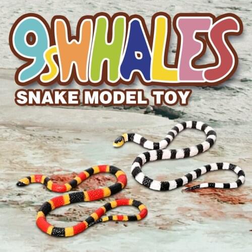 Realistic Animals Coral Snake Model Educational Fidget Toy PVC Scene Design Simulation figurine Decoration Gift
