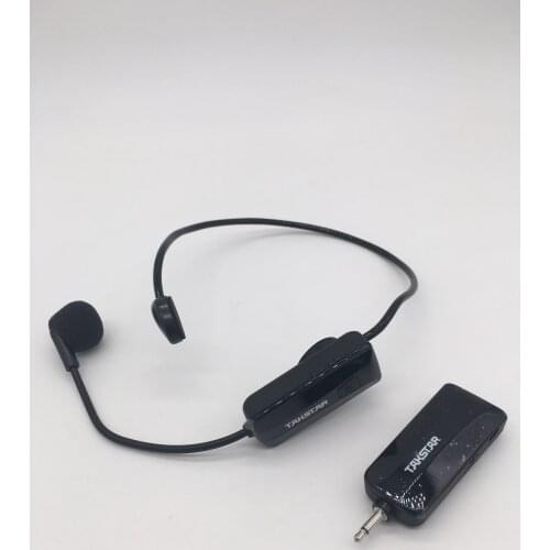 Takstar HM-200W wireless UHF Headworn Microphone use for amplifier or speaker cabinet in speech,teaching,tour guide,propaganda