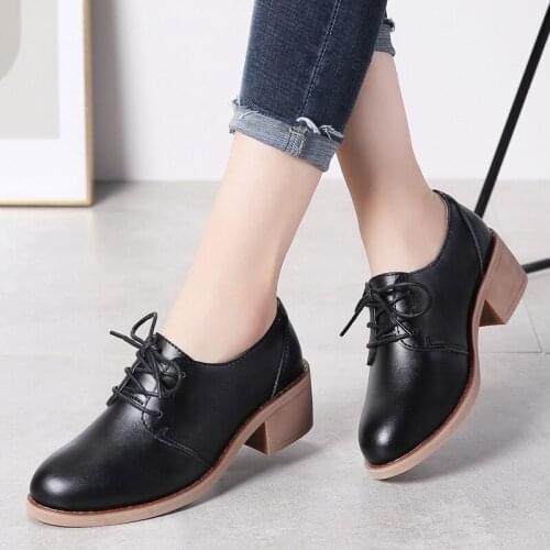 Autumn Women Flats Sneakers Shoes Ladies Lace-up Casual Genuine Leather Woman Light Breathable Flats Loafers Shoes