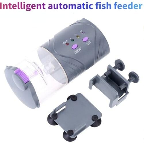 Intelligent fish feeder fish tank adjustable fish food feeder Aquarium feeder automatic feeder Feeder for fishing