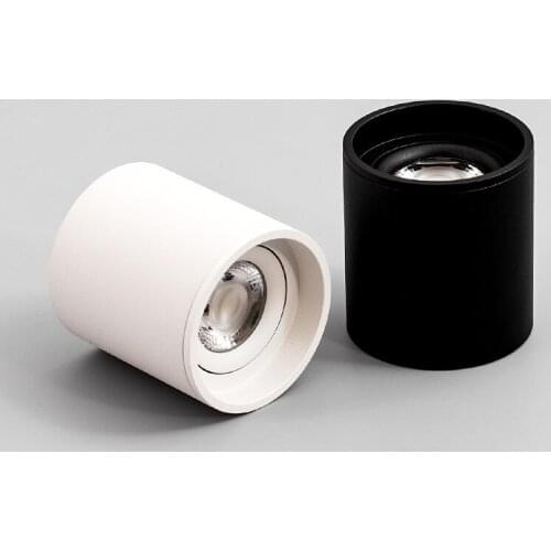 Dimmable LED downlight surface mount COB 7W / 9W / 12W / 15W LED spotlight decorative ceiling light AC85-265V panel light