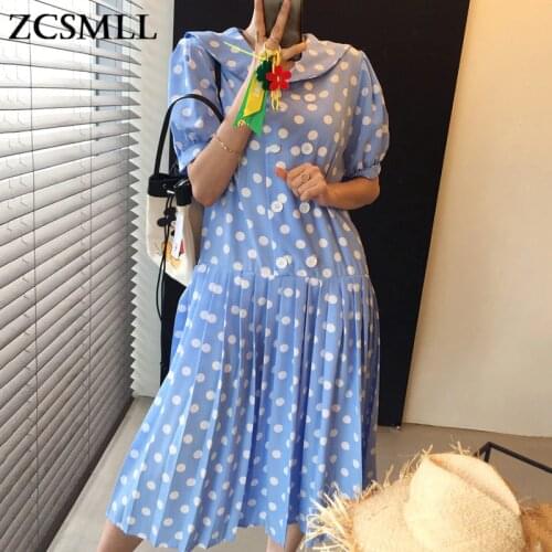 Летние платья в горошек ZCSMLL China At AliExpress