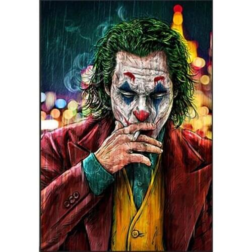 Full Square/Round Drill 5D DIY Diamond Painting "Joker" 3D Embroidery Cross Stitch Clown Home Decor Gift WG2029