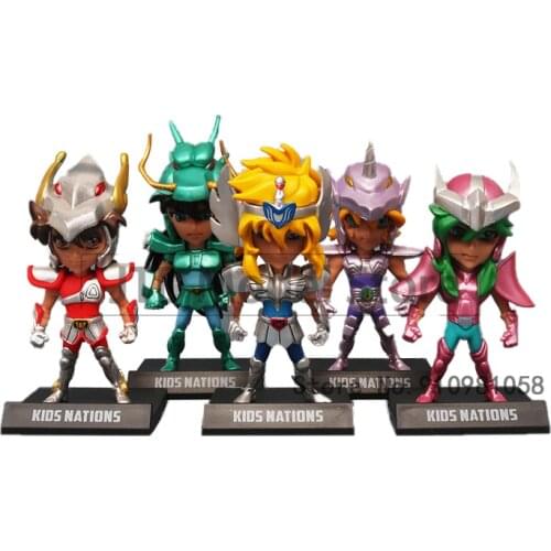 Cartoon Saint Seiya Q Version Anime Action Figure Model Death Mask 11CM PVC Toys For Kids Desktop Decoration Collectible Figma