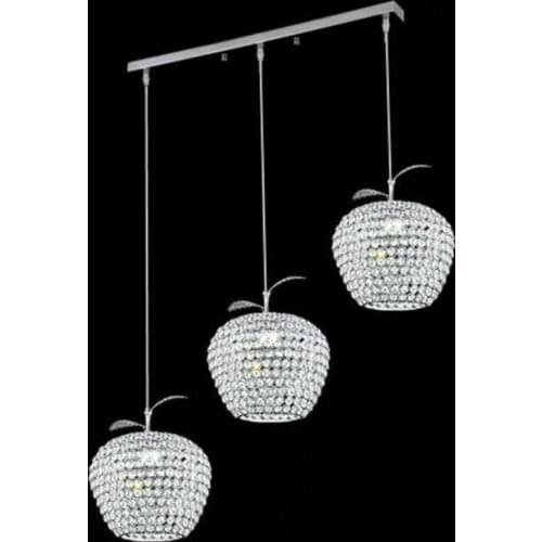 Free shipping modern led Apple chandelier led lamps best-selling led K9 crystal chandelier led lustre light chandeliers