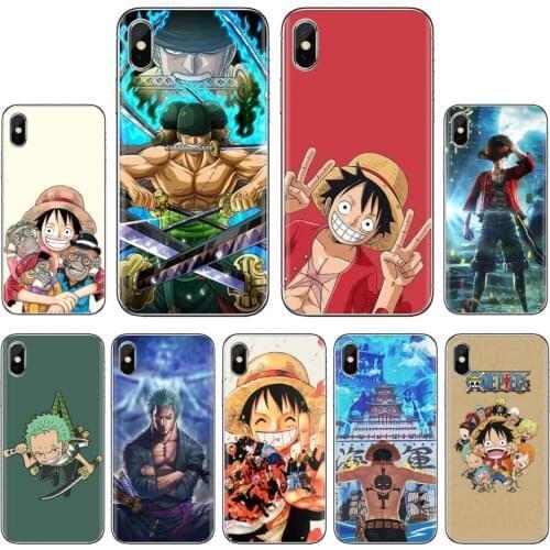 Monkey-D-C-Luffy-ZORO-One-Piece Silicone Skin Cover For Samsung Galaxy A12 A31 A41 A51 A71 A20e A21s M30 A10 A30 A40 A50 A60 A70