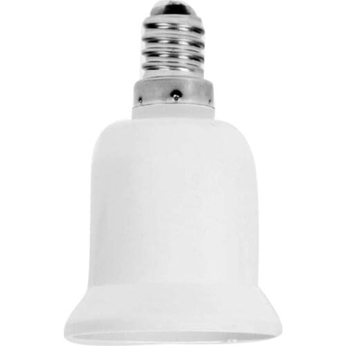 E14 to E27 LED Socket Base Halogen Light Bulb Lamp Adapter Converter Holder Socket Base Halogen Conversion Adapter Incandescent