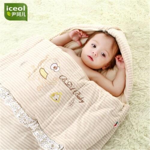 Kids Bedding Set Children Crib Bedding Kit Cotton Autumn Winter Thicken Quilt Kids Sleeping Bag Baby Swaddling Anti-kick Quilt