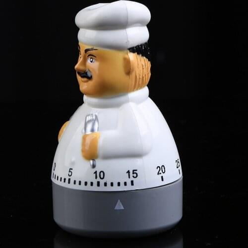Creatives Kitchen Timer Cute Chef Alarm Clock Electronic Timer For Kitchen @LS