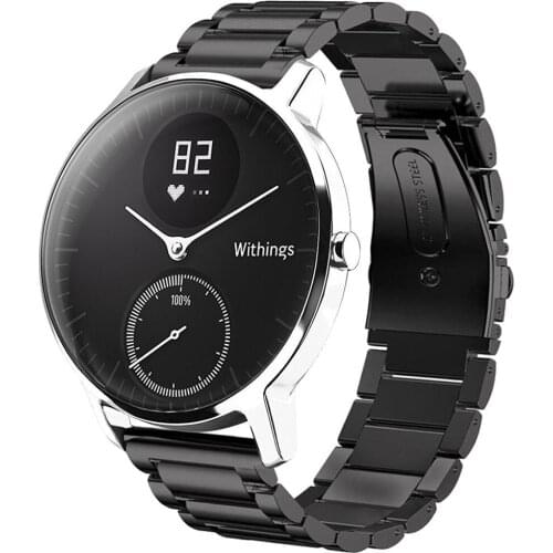 For Nokia Withings Steel HR 36MM 40MM Smart Watch Metal Band Quick Release Strap Stainless Steel Wrist Strap For Nokia Withings