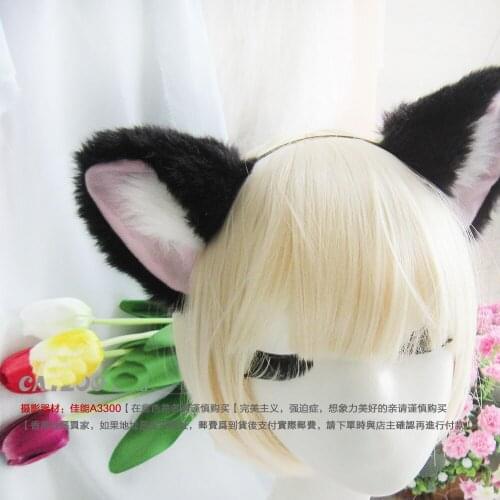 Fashion Cat Fox Ears Cosplay Anime Costume Halloween Party Orecchiette Headband