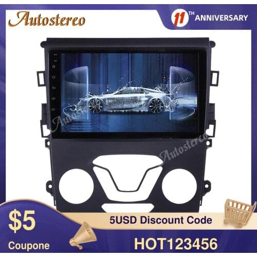 Android Multimedia For Ford Mondeo 5 2014-2019 Radio DVD Player Car GPS Navigation Auto Stereo Radio Recorder Carplay 64GB DSP