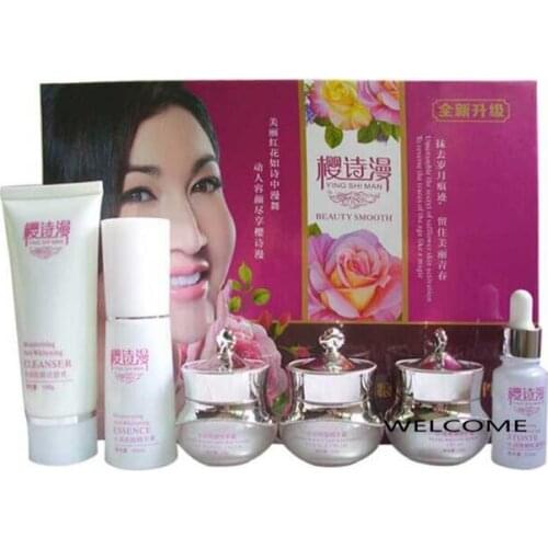Face Skin Care Set Moisturizing Whitening Nourish Brighten Repair Face Cream