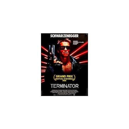The Terminator Arnold Schwarzenegger Art silk Poster Wall Decor 24x36inch