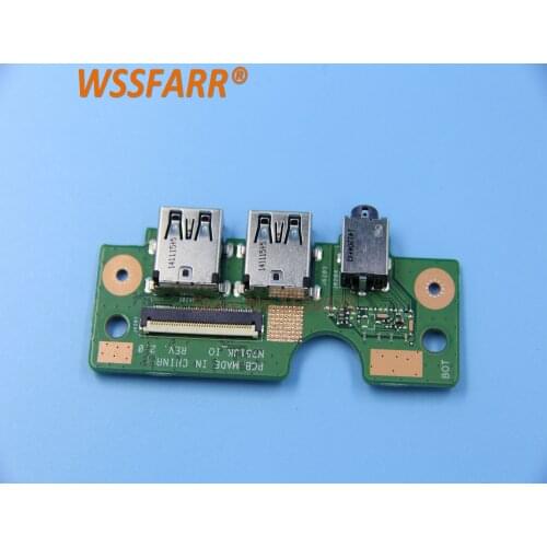 Original FOR for ASUS N751 N751J N751JK N751JX N751JV USB Audio board N751JK _IO BOARD 60NB06K0 100% tested ok