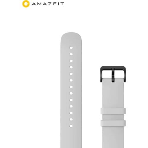 Original 20mm Watch Strap Fluororubber Bracelet for Xiaomi Huami Amazfit GTR 42mm GTS Bip Lite & Bip S & Mi Quartz Watch