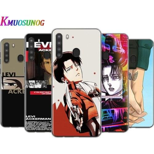 Attack on Titan animation For Samsung A90 A80 A70 A70S A60 A50 A40S A30 A20 A10S A10E A10 A2 Core Transparent Phone Case