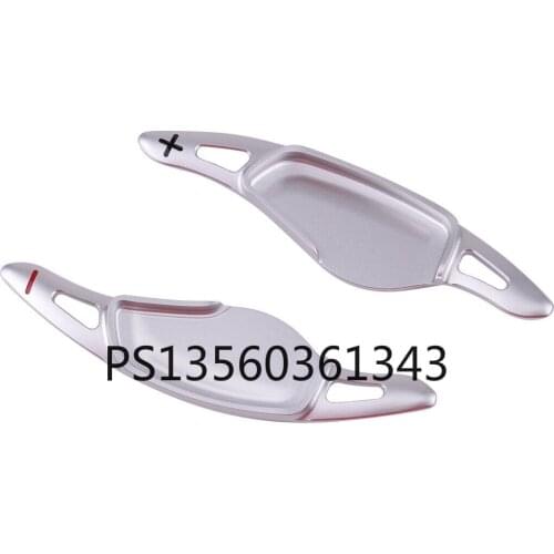 Silver Car Steering Wheel Shift Paddle Extension Fit For BMW X3 X4 X5 M5 2018-19