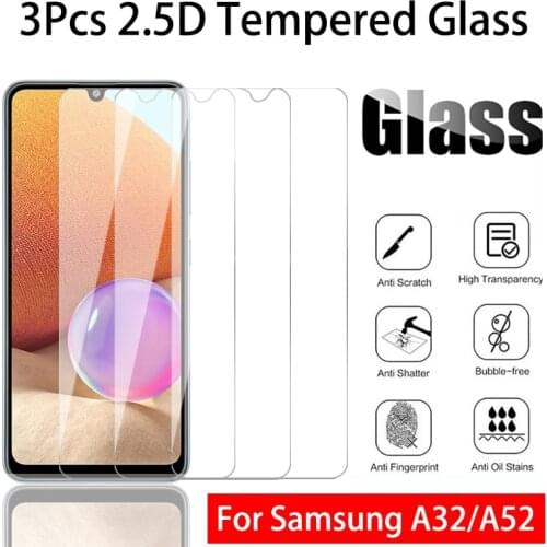Glass on Galaxy A32 5G Phone Screen Protection Glass For Samsung A32 A52 Tempered Glass Sheet Film For Samsung GalaxyA32 a 32 52