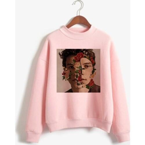 Shawn Mendes Hip Hop Autumn Long Sleeve Pullovers Women Female New Oversized Sweatshirt 90s Ulzzang Harajuku Sweatshirt