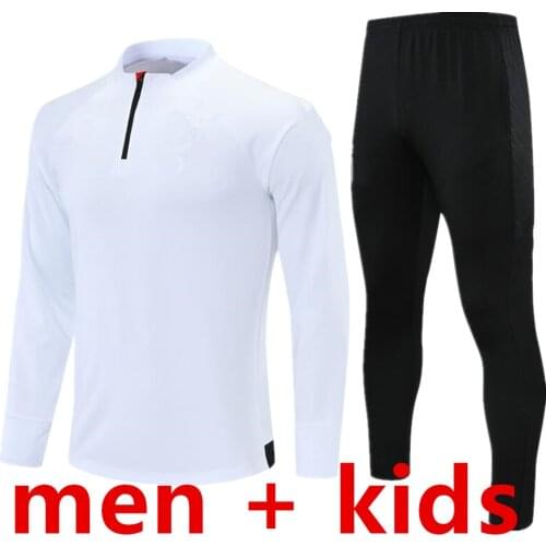 2021 2022 football tracksuit men + kids soccer training suit jacket adult customize kits sportswear