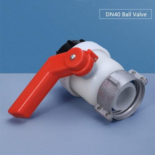62mm Ball Valve 1000L Water IBC Tank Valve Acid and Alkali Resistant DN40 Ton Barrel Ball Valve