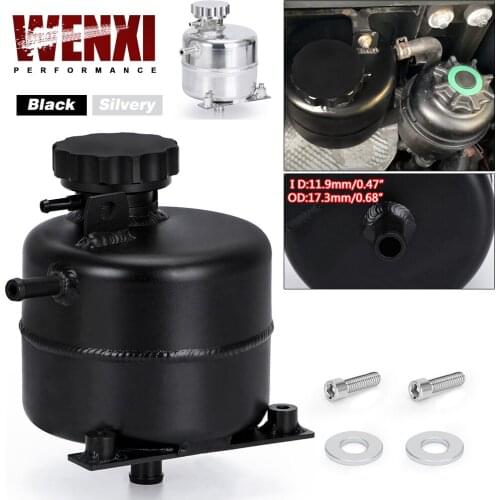 Aluminum Coolant Header Expansion Overflow Water Tank & Cap Reservoir Can Car Accessories For 02-08 BMW Mini Cooper S R52 R53