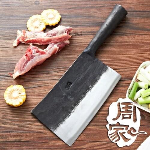 Free Shipping ZGX Professional Forged Chef Chop Bone Knife Kitchen Multifunctional Cutting Knives Handmade Butcher Knife