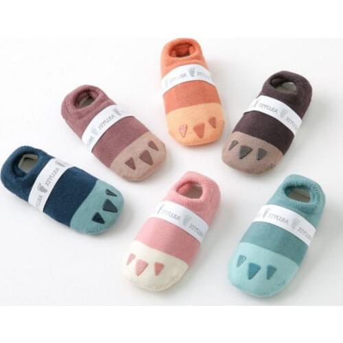 1 Pair Lytwtws Cute Kawaii Cat Claws Paw Newborn Baby Kids Boys Girls Cartoon Ankle Sock Gift Anti slip Floor Socks Cotton
