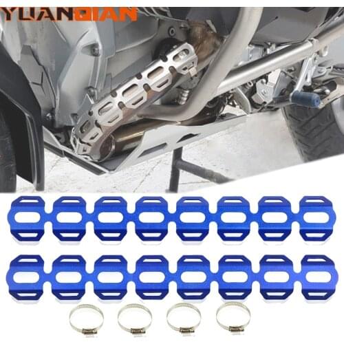 For BMW F650GS F700GS F800GS R1200GS LC ADVENTURE Motorcycle Exhaust Heat Shield Muffler Pipe Cover Guard Protection R 1200 GS