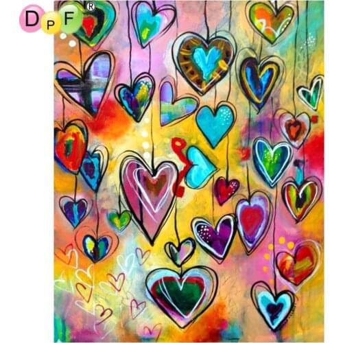 DPF Diamond Embroidery Peacock and flowers Diamond Painting Cross Stitch Square full dill Needlework Decor diamond Mosaic gift