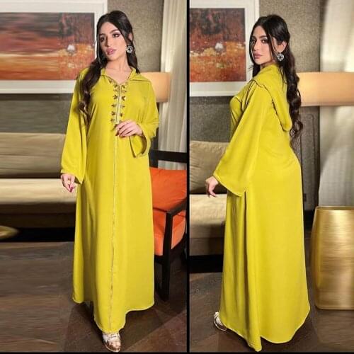 Ramadan Elegant Muslim Women Dress India Turkey Eid Mubarak Abaya Dubai Long Satin Jalabiya Arabic Dresses Kaftan Robe Longue