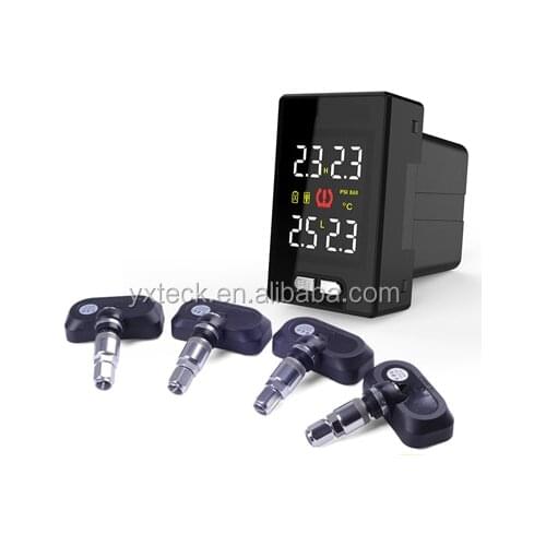 TPMS Tyre Pressure Monitoring Intelligent System + 4 External Sensors for Tire
