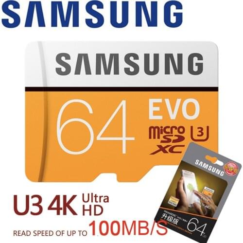 SAMSUNG Micro SD 32GB 64GB 128GB Memory Card Class 10 Microsd 32 GB SDHC/SDXC tarjeta TF carte C10 U3 U1 Trans Flash SD Card