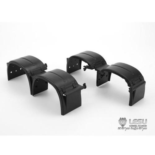 LESU 1/14 A Set MAN 2Axles Truck Mudguard Tractor Model ABS Parts DIY Tmy Car TH08068