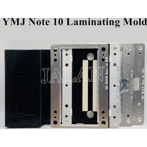 New YMJ laminating mould for Note10 unbent flex edge mold LCD touch screen/oca/glass laminating repair